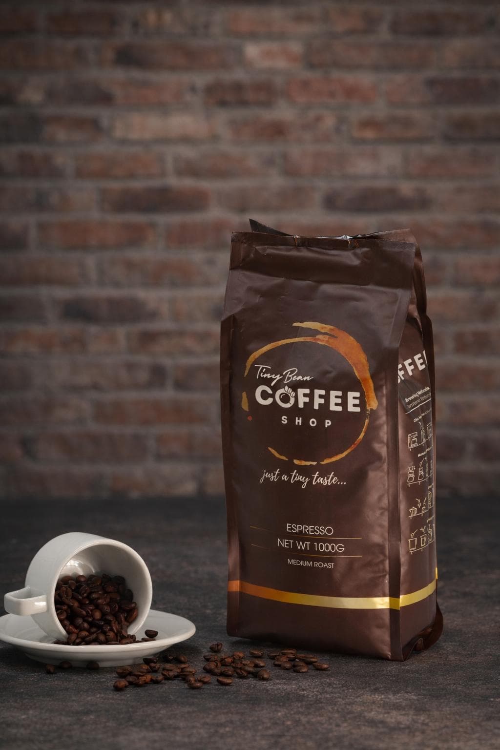 Tiny Bean Espresso Barista 1kg çekirdek paket